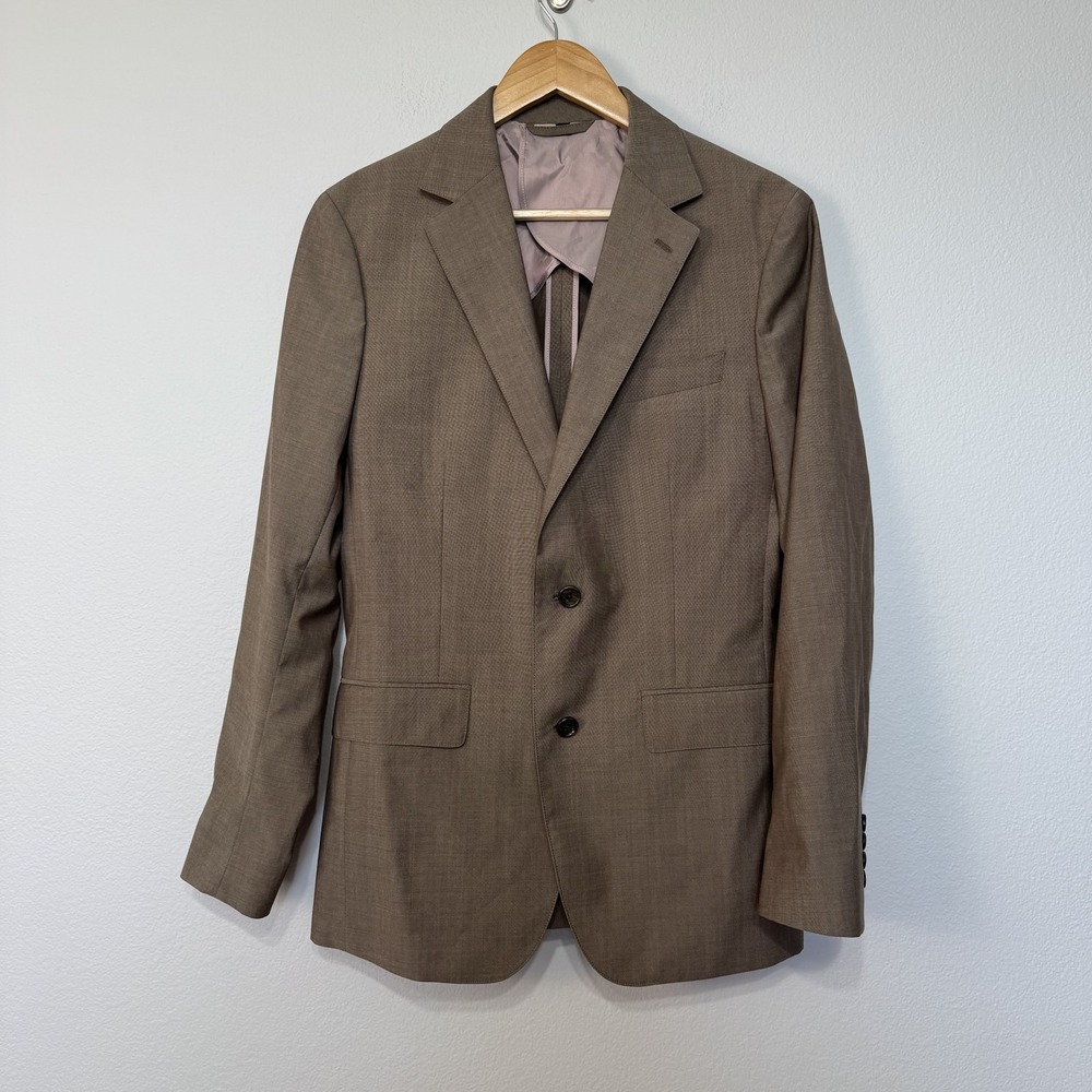 Bonobos Blazer Mens 38R Brown Slim Fit Wool Sport Coat Marlane Super 100s Jacket
